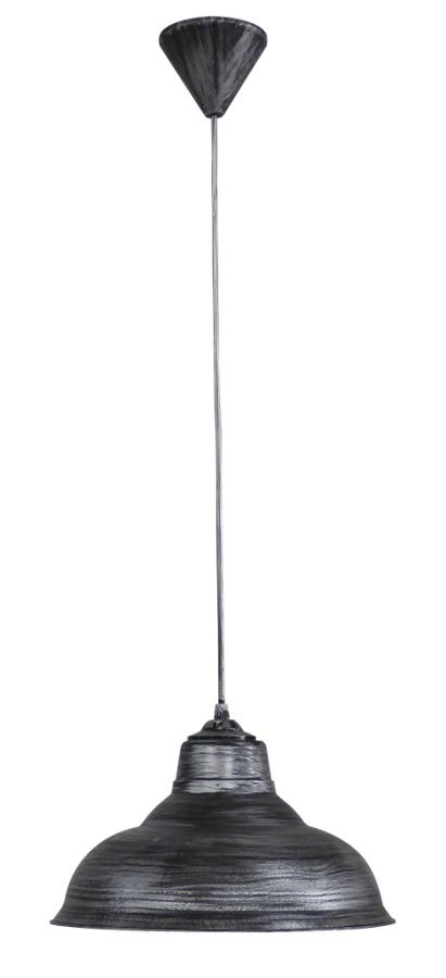 Κρεμαστό φωτιστικό PUBLIC 1L SILVER Heronia 35-0024