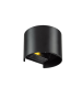Απλίκα Round IP44 με ρυθμιζόμενη γωνία φωτισμού 6w Led 3000K Warm White 420 lm  Μαύρο Αλουμίνιο Viokef Greg 4188701