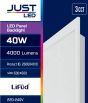 JUST LED LED Panel Backlight 40watt Τετράγωνο 3CCT D:595x595mm 260604010