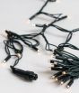 100Led Rubber Λαμπάκια Επεκτεινόμενα Με Πράσινο Καλώδιο/Θερμό Λαμπάκι , Μπρίζα Σούκο Ip65 Στεγανό,(10cm Απόσταση) 10 Μέτρα (Kelvin: 2.500 - 3.000) Lianos 60052
