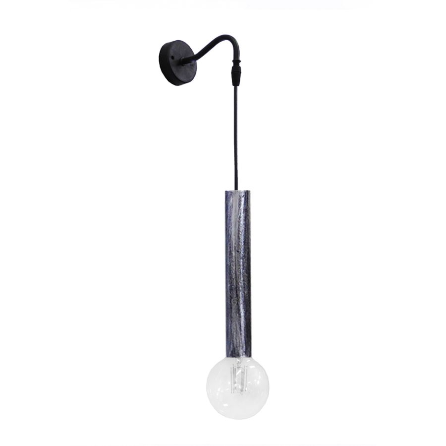 Φωτιστκό τοίχου S-42AP SILVER Heronia 34-0191