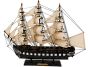Ξύλινο Παραδοσιακό Καράβι 60 x 12 x 43(h)cm,Χρώμα Μάυρο - Λευκό Lianos 31126