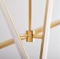 SE LED 50 VAMOS PENDANT GOLD 23W  3CCT 50x50x110cm IP20 220V 2 YEARS WARRANTY A2 HOMELIGHTING 77-50635