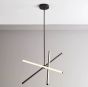 SE LED 50 VAMOS PENDANT BLACK 23W 3CCT 50x50x110cm IP20 220V 2 YEARS WARRANTY A2 HOMELIGHTING 77-50636