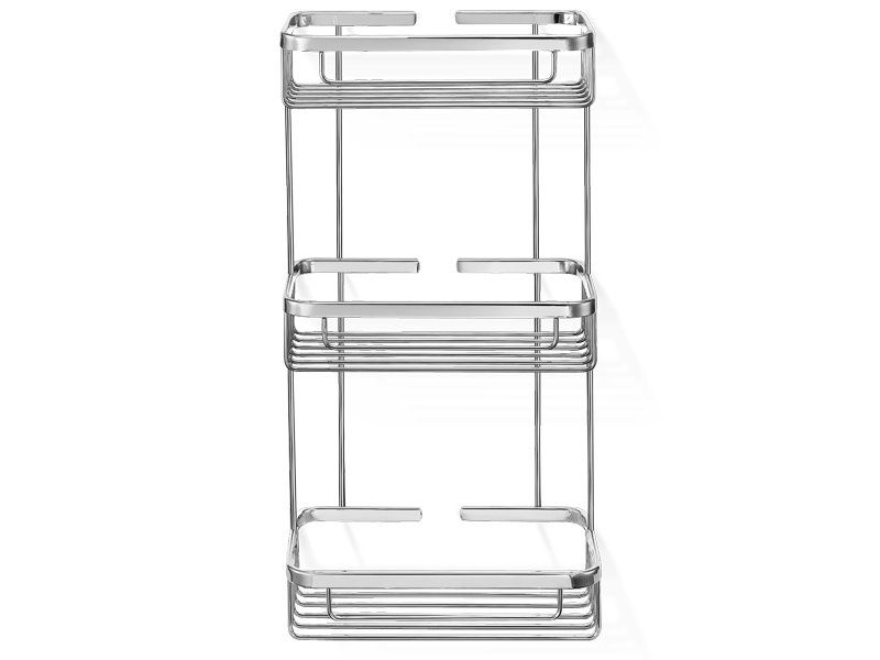 Θήκη Τριπλή Παραλληλόγραμμη Χρωμέ Sanco Shower Baskets 00005-A03