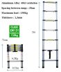 Ladder 200 Tηλεσκοπική Σκάλα αλουμινίου ύψους 2m με 7 σκαλιά JALO