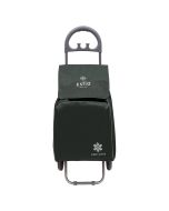 Καρότσι Λαϊκής Υφασμάτινο Γκρι 35,5x23,5xH95,8cm 40lt Estia Home Art  Ecomax 04-9397