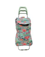 Καρότσι Λαϊκής Υφασμάτινο Floral 35,5x22xH95,7cm 36lt Estia Home Art  Lux 04-3357