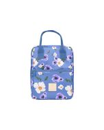 Τσάντα Φαγητού Ισοθερμική 20x14xH27cm 7lt Estia Home Art Save the Aegean Garden Blue 01-22624
