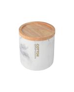 Δοχείο για Βαμβάκι Estia Home Art Marble 02-21818