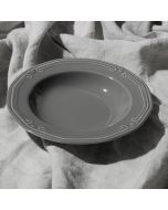 Πιάτο Βαθύ Πορσελάνινο Ανάγλυφο 23cm Estia Home Art Athenee Grey 07-13677