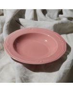 Πιάτο Βαθύ Πορσελάνινο Ανάγλυφο 23cm Estia Home Art Athénée Rose 07-13561