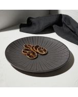 Πιάτο Ρηχό Πορσελάνινο 27cm Ανθρακί Estia Home Art Nordic 07-15688