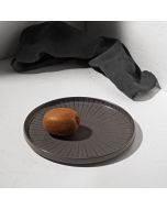 Πιάτο Ρηχό Κάθετο Πορσελάνινο 21cm Ανθρακί Estia Home Art Nordic 07-15817