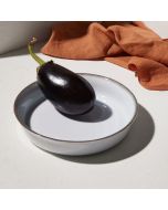 Σαλατιέρα Πορσελάνης Λευκή 23x6,5cm Κάθετη Estia Home Art Pearl White 07-15398