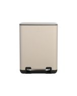 Χαρτοδοχείο Μπάνιου 6lt Soft Close Estia Home Art Cubic Taupe 02-20972