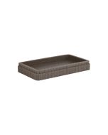 Δίσκος Μπάνιου Γκρι Ρητίνη 19x10.3x2.8cm Estia Home Art Wire 02-26219