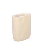 Ποτηράκι Μπάνιου Μπεζ Κεραμικό  8.5x4.5x11cm Estia Home Art Grain 02-27636