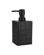 Ανλία Σαπουνιού Μαύρη Κεραμική 450ml 7,5x13cm Estia Home Art Tiles 02-27698