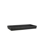 Δίσκος Μπάνιου 20x10x2cm Κεραμικός Μαύρος Estia Home Tiles 02-27711