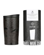 Θερμός Travel Mug 350ml Estia Home Art Save the Aegean Noir Echo 01-25588