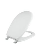 Κάλυμμα Λεκάνης WC Polyester B.T Λευκό 43,5-49x35cm Οπές 12-20cm για Ideal Standard Liuto, Gravena Rhonda Elvit 0093