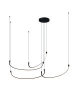 Φωτιστικό Κρεμαστό Ø180xΗ180cm Led 100w 3000K 5600lm Πέντε Κούρμπες  PDC 566-4 ARlight 0104593