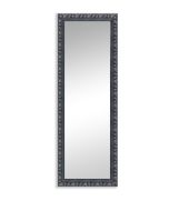 Καθρέπτης Επιτοίχιος Π50xY150 εκ. Black-Silver Wood Πλαίσιο Mirrors & More Sonja 1070296