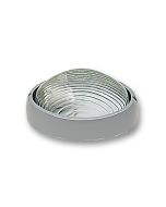 Χελώνα Αλουμινίου Επιτοίχια IP54 L21xW14,2xH10cm 1xE27 Γκρι Οβάλ WLC 2032 SL ARlight 0144067