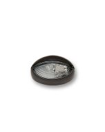 Χελώνα Αλουμινίου Επιτοίχια IP54 L21xW14,2xH10cm 1xE27 Μαύρη Οβάλ WLC 2033 BK  ARlight 0144070
