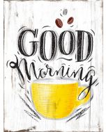 Ξύλινο Κρεμαστό 30x40cm "Good Morning" Etoile NN-711-52