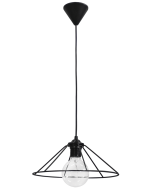 Φωτιστικό μεταλλικό FUN-350/24 1L PENDEL BLACK Heronia 31-0961