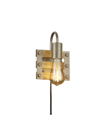 Khan Μοντέρνο Φωτιστικό Τοίχου με Ντουί E27 σε Χρυσό Χρώμα Πλάτους 15cm Trio Lighting 205570167