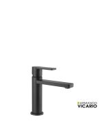 Μπαταρία Νιπτήρα με Βαλβίδα Clic-Clac Glam Vicario Black Matt  610010-400