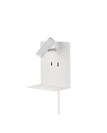 Element Μοντέρνο Φωτιστικό Τοίχου με Ενσωματωμένο LED και Θερμό Λευκό Φως σε Λευκό Χρώμα Trio Lighting 222570231