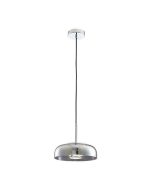 ΦΩΤΙΣΤΙΚΟ ΚΡΕΜΑΣΤΟ ΑΛΟΥΜΙΝΙΟΥ ΜΟΝΟΦΩΤΟ LED 5W ΣΚΟΥΡΟ ΓΚΡΙ Φ23ΧH8CM 3 CCT ARTE ILLUMINA SATURN Eurolamp 144-15040
