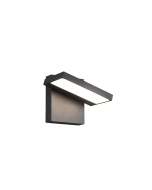 Horton Στεγανή Επιτοίχια Πλαφονιέρα Εξωτερικού Χώρου με Ενσωματωμένο LED σε Μαύρο Χρώμα 226360142 Trio Lighting 226360142