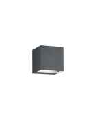 Απλίκα Επιτοίχια Ανθρακί 8xH8cm Εξ.Χώρου IP54 LED 3x3w 3000K 2x350lm Trio Lighting Adaja 226860242