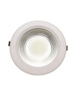 ΦΩΤΙΣΤΙΚΟ ΧΩΝΕΥΤΟ LED COB  Φ220 30W 6500K ΛΕΥΚΟ PLUS 145-68201