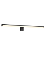 Φωτιστικό Μπάνιου Επίτοιχο IP44 L60cm LED 11w 3000K 1350lm Black Mat Trio Lighting Lino 284116032