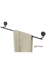 Πετσετοκρεμάστρα 60 cm Επιτοίχια Geesa Opal Black Matt 7207/60-400
