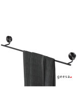 Πετσετοκρεμάστρα 60 cm Επιτοίχια Geesa Opal Black Brushed PVD 7207/60-411