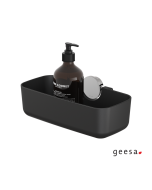 Μπουκαλοθήκη 25x11,8x 9,5cm Επιτοίχια Geesa Opal Chrome-Black 7214-100