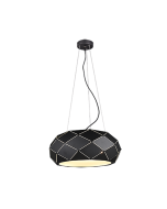Zandor Μοντέρνο Κρεμαστό Φωτιστικό Τρίφωτο με Ντουί E27 σε Μαύρο Χρώμα Trio Lighting 303500332