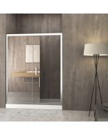 Orabella Energy Mirror 140 cm - Καμπίνα αντιστρέψιμη, ευθύγραμμη με σταθερό πλαϊνό 70 cm 30397-30406