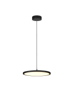 Tray Μοντέρνο Κρεμαστό Φωτιστικό με Ενσωματωμένο LED σε Μαύρο Χρώμα Trio Lighting 340910132