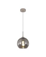 Κρεμαστό Φωτιστικό από Φιμέ Γυαλί 1xE27 D:30cm Inlight 4039-A-Fime