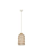 Κρεμαστό Φωτιστικό από Σχοινί 1xE27 D:20xY40cm Inlight 4048-C