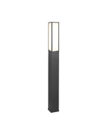 Fuerte Φωτιστικό Κολωνάκι LED Εξωτερικού Χώρου 15W με Θερμό Λευκό Φως IP54 Μαύρο Trio Lighting 426260142