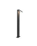 Horton Φωτιστικό Κολώνα LED Εξωτερικού Χώρου 8W με Θερμό Λευκό Φως IP54 Μαύρο Trio Lighting 426360142